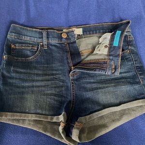 high waisted jean shorts